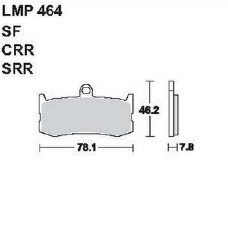AP Racing LMP464 SF fékbetét