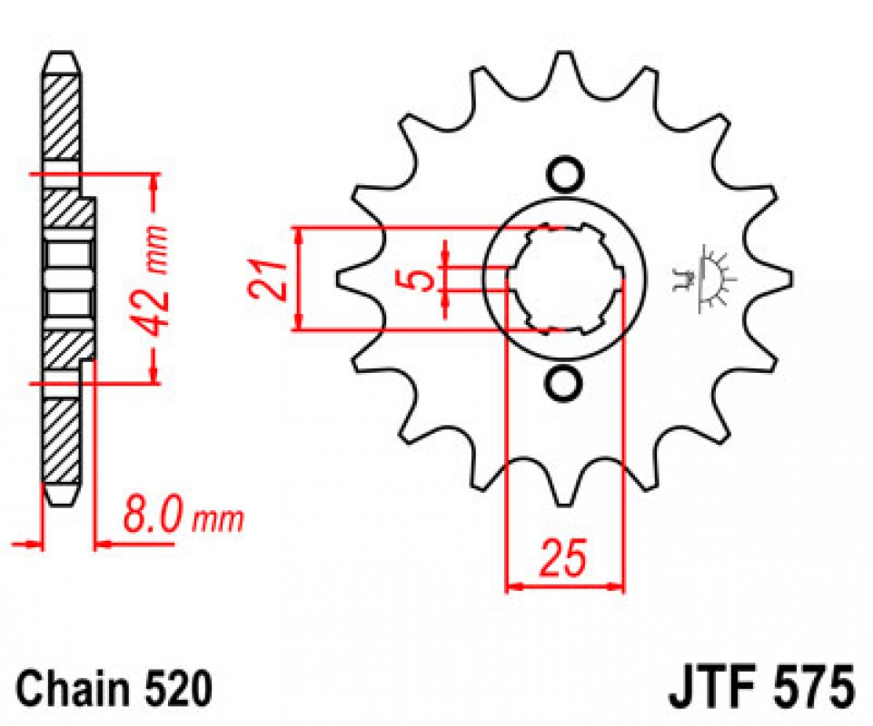 JT lánckerék JTF575.13