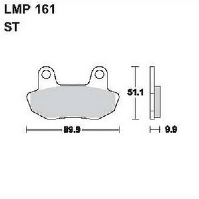 AP Racing LMP161 ST fékbetét