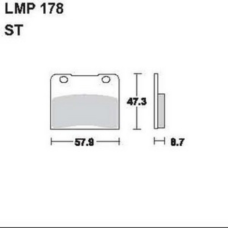 AP Racing LMP178 ST fékbetét