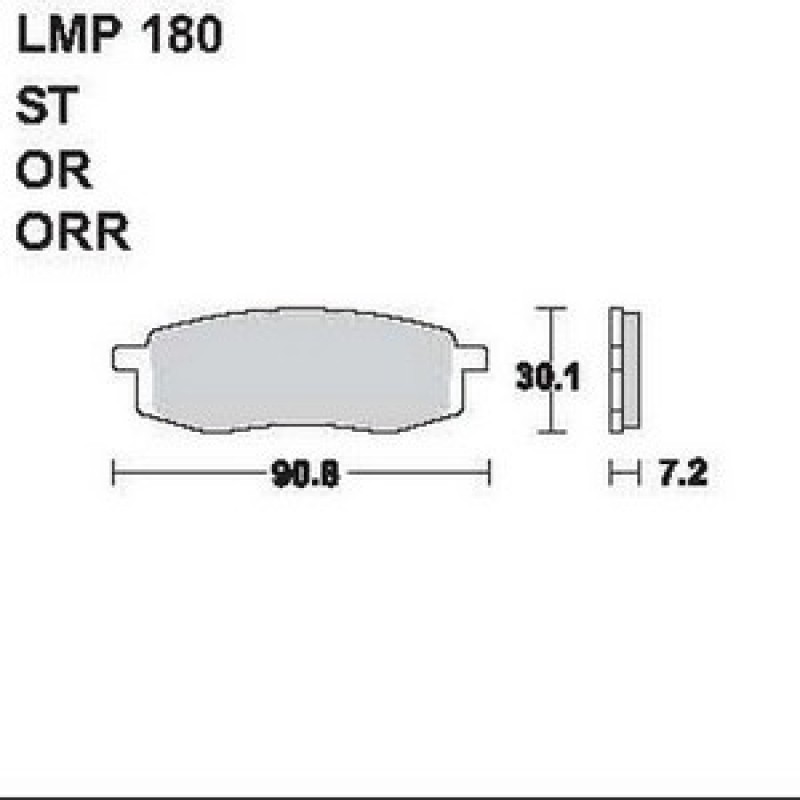 AP Racing LMP180 OR fékbetét