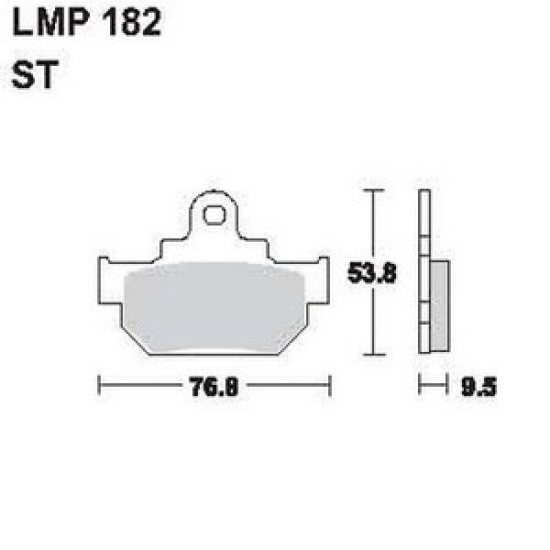 AP Racing LMP182 ST fékbetét