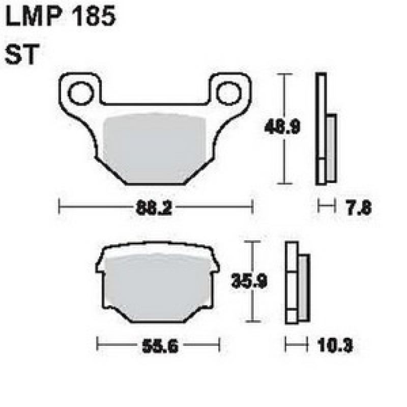 AP Racing LMP185 ST fékbetét