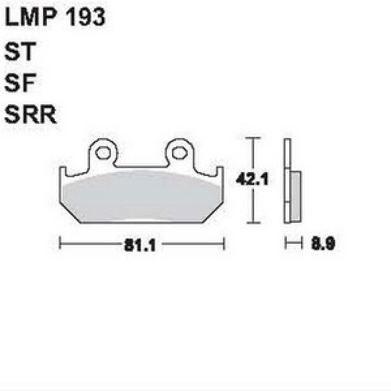 AP Racing LMP193 SF fékbetét