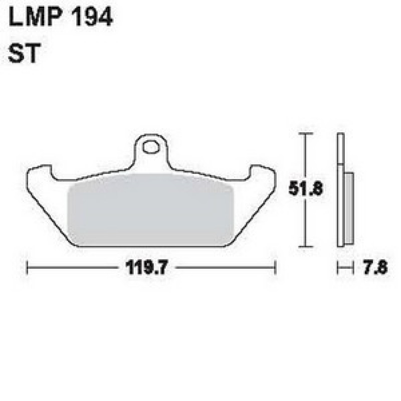 AP Racing LMP194 ST fékbetét