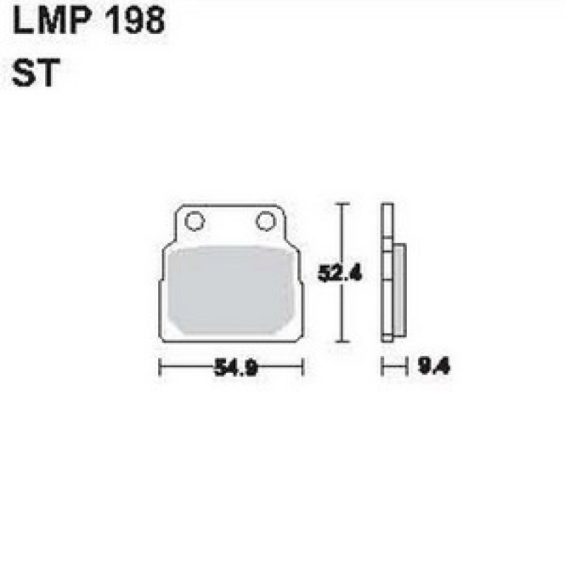 AP Racing LMP198 ST fékbetét