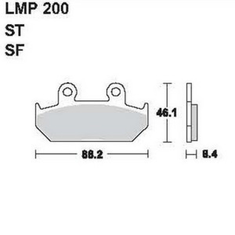 AP Racing LMP200 SF fékbetét
