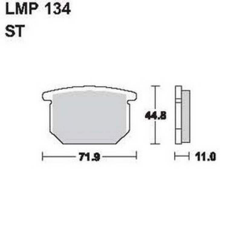 AP Racing LMP134 ST fékbetét