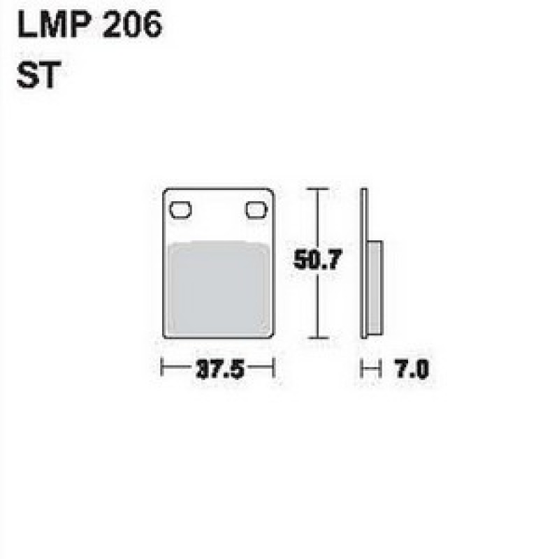 AP Racing LMP206 ST fékbetét