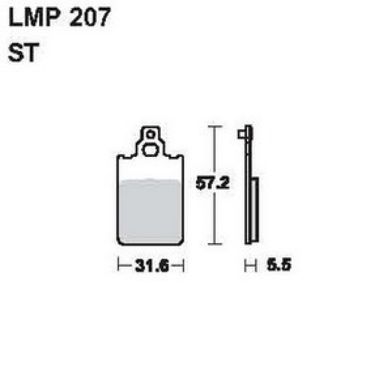 AP Racing LMP207 ST fékbetét