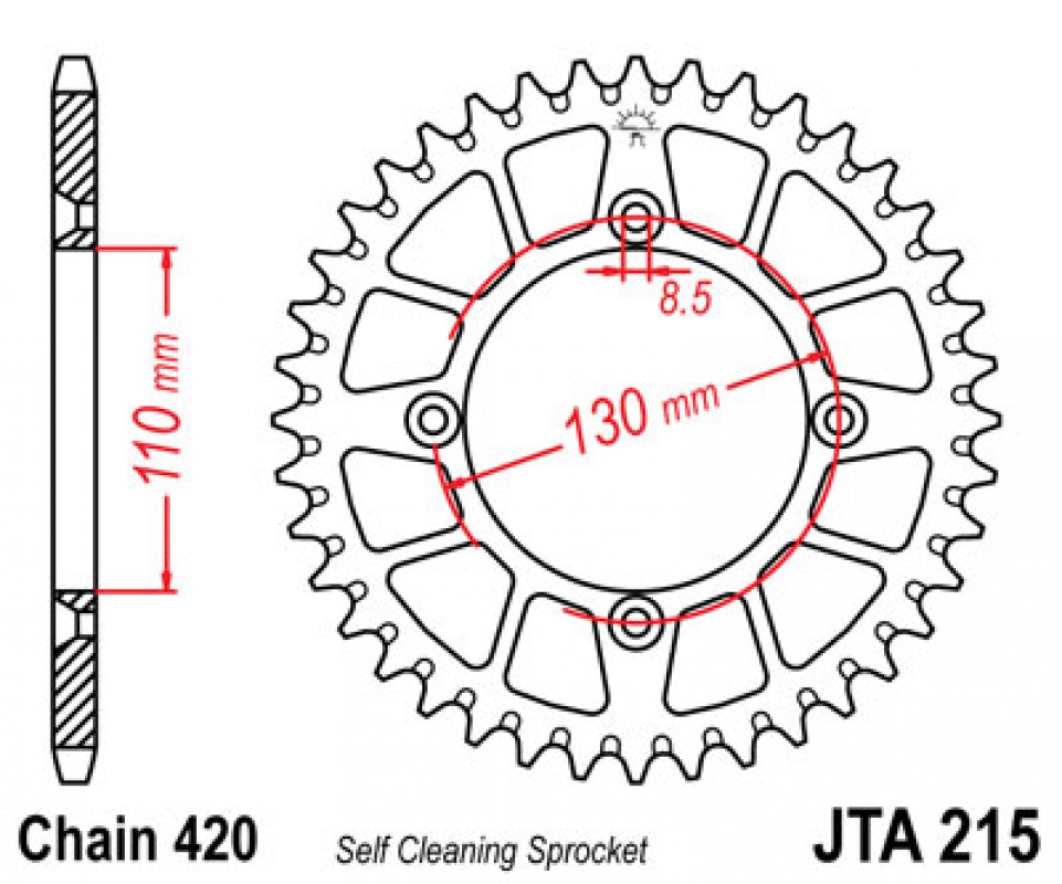 JT lánckerék JTA215.48