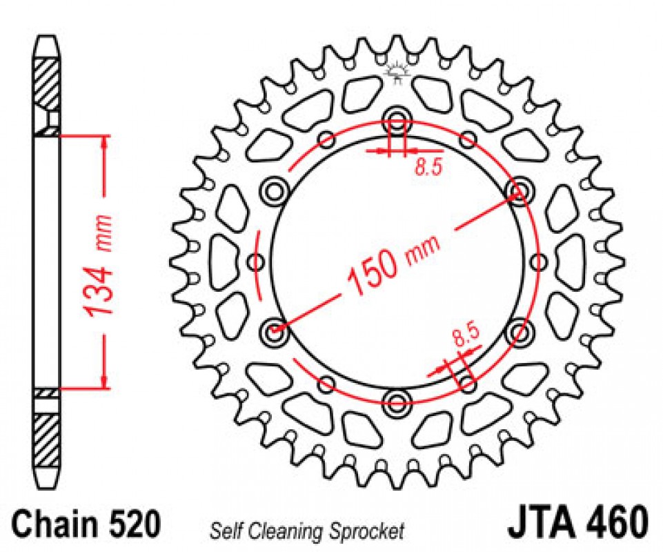 JT lánckerék JTA460.47