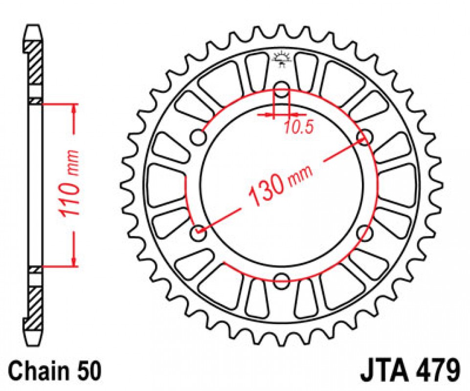 JT lánckerék JTA479.43