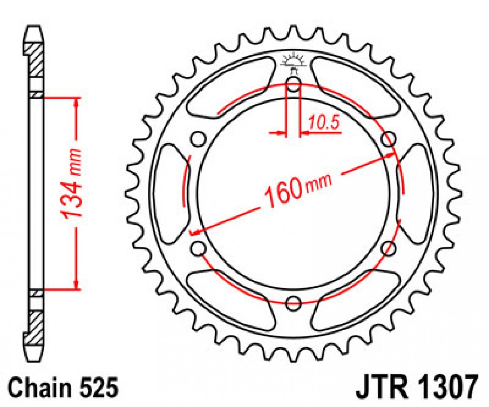 JT lánckerék JTR1307.46