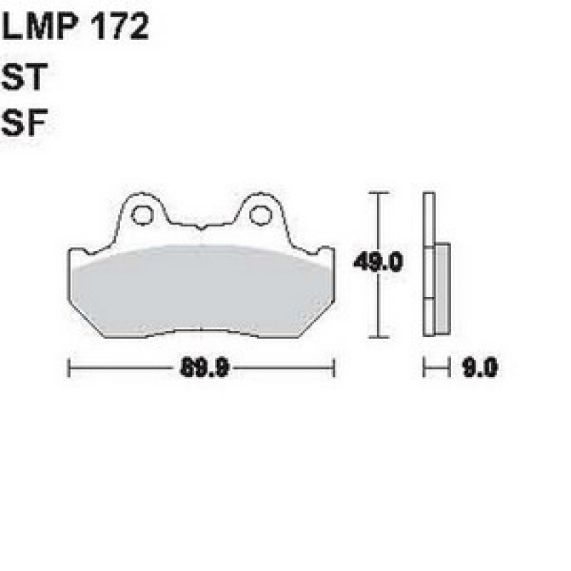AP Racing LMP172 SF fékbetét