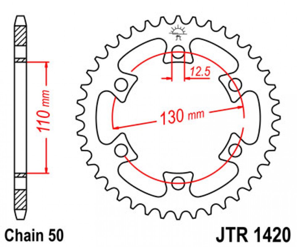 JT lánckerék JTR1420.40