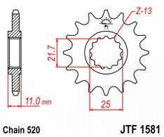 JT lánckerék JTF1581.15