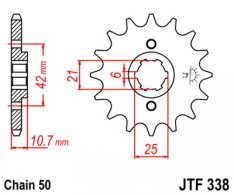 JT lánckerék JTF338.17