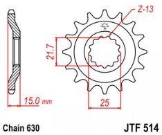 JT lánckerék JTF514.15