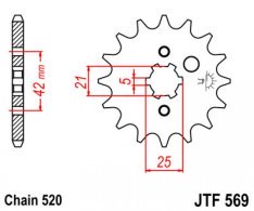 JT lánckerék JTF569.11