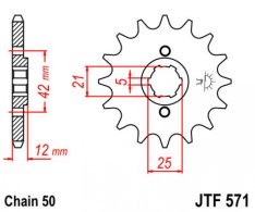 JT lánckerék JTF571.15