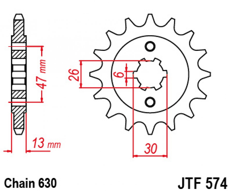 JT lánckerék JTF574.16