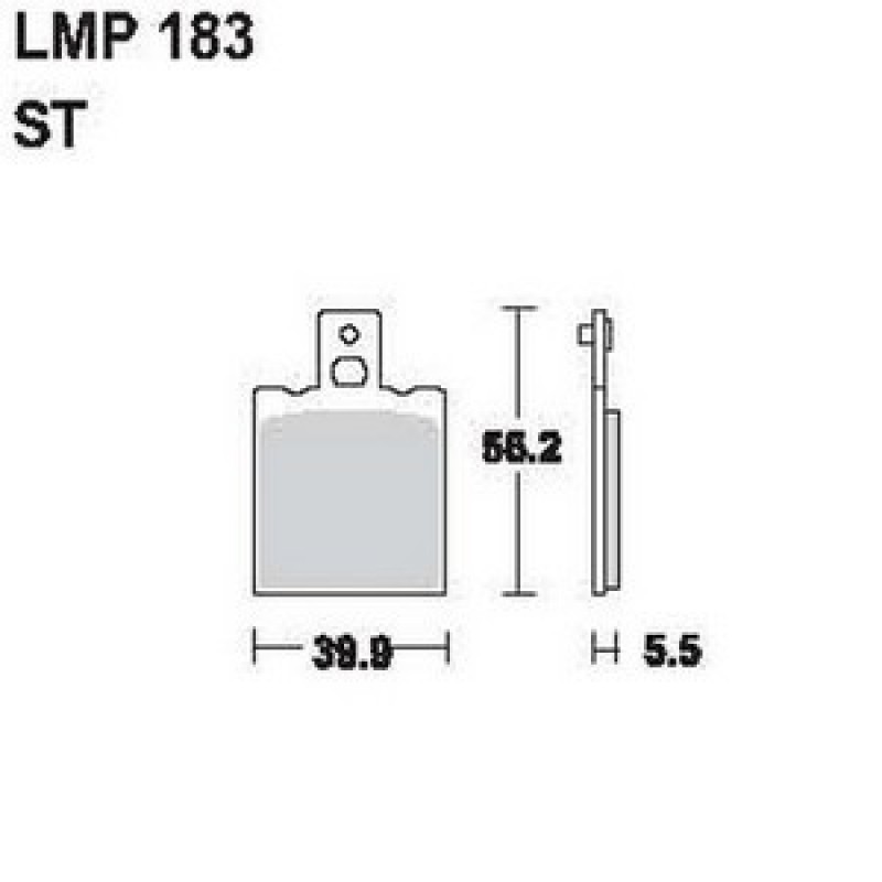 AP Racing LMP183 ST fékbetét