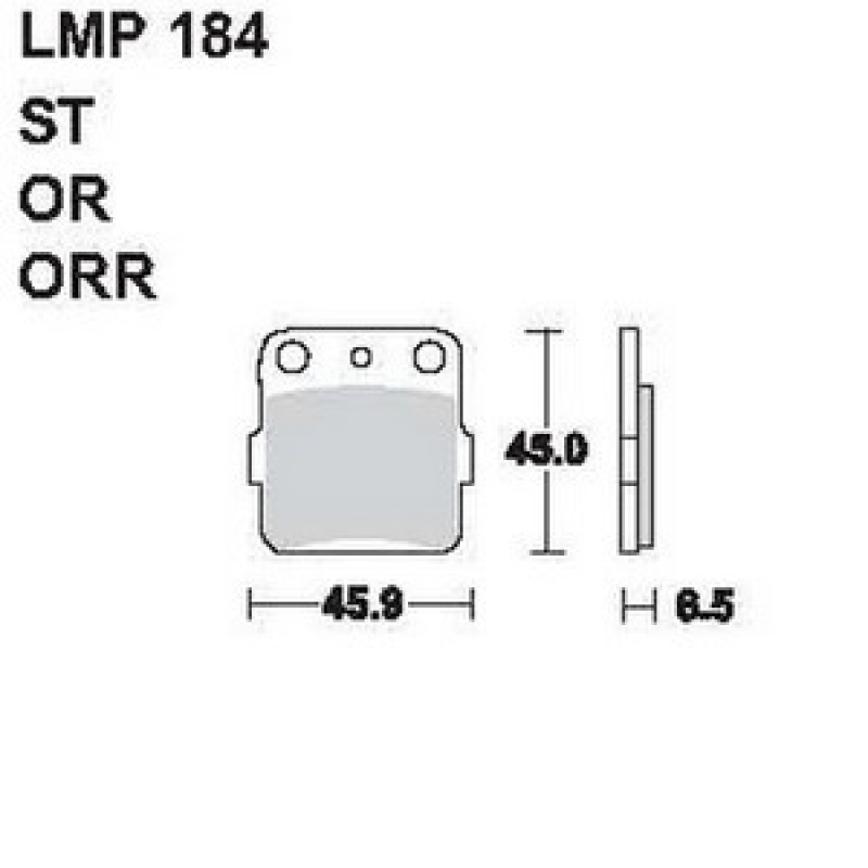 AP Racing LMP184 ST fékbetét