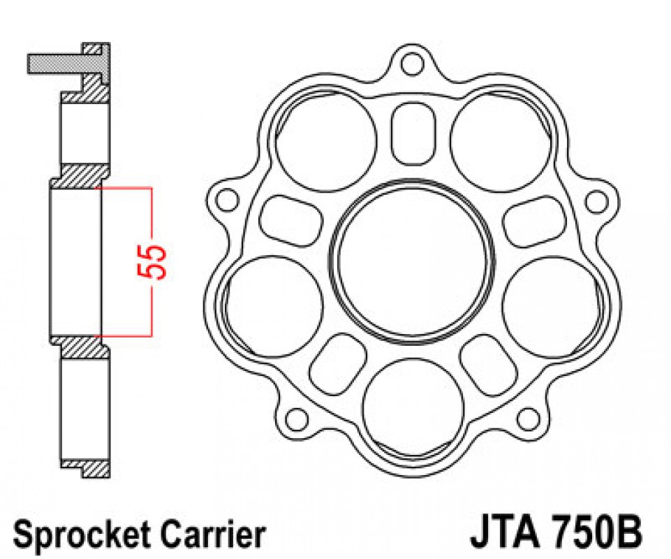 JT lánckerék JTA750B