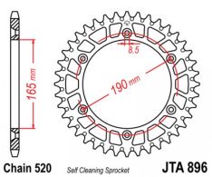 JT lánckerék JTA896.50