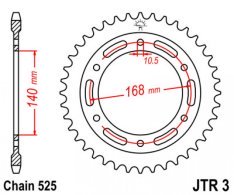 JT lánckerék JTR003.42