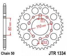 JT lánckerék JTR1334.34