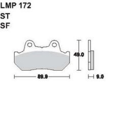 AP Racing LMP172 SF fékbetét