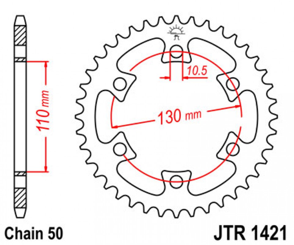 JT lánckerék JTR1421.40