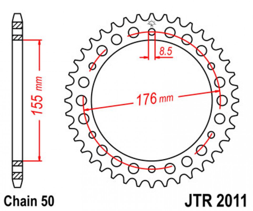 JT lánckerék JTR2011.42