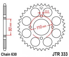 JT lánckerék JTR333.38