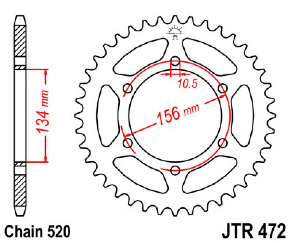 JT lánckerék JTR472.48