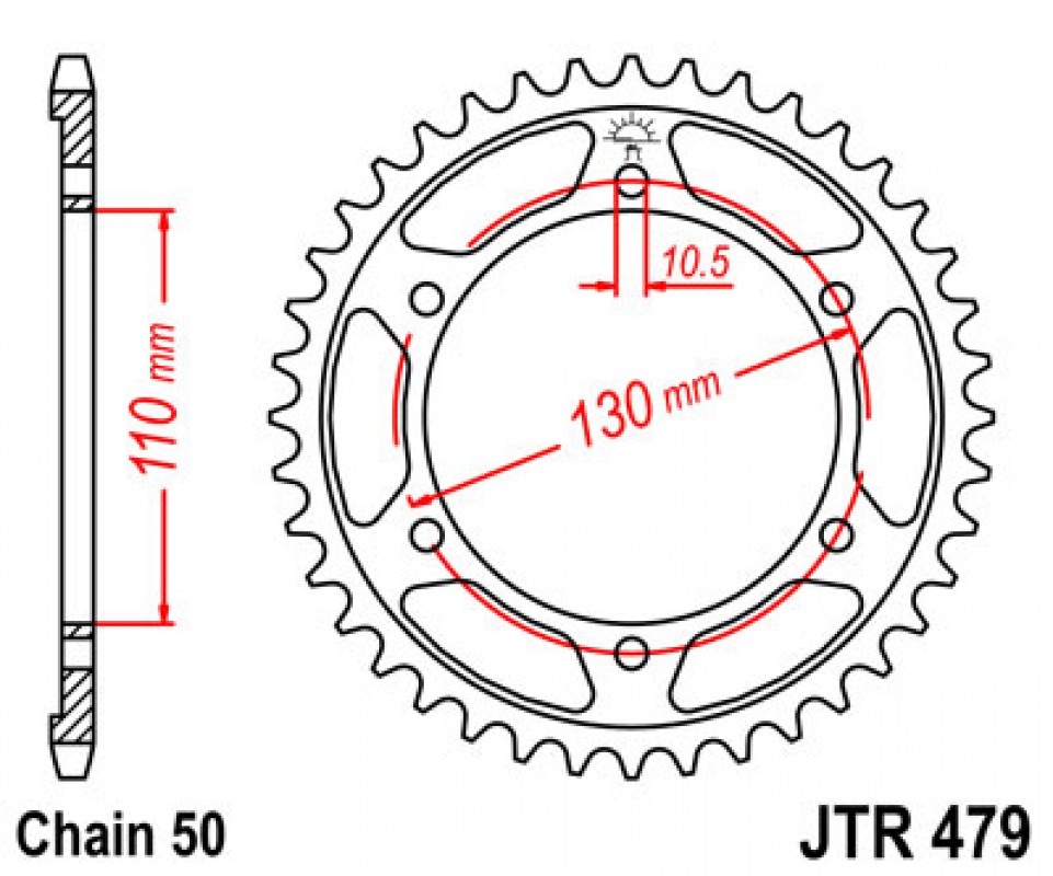 JT lánckerék JTR479.38