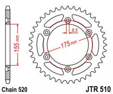 JT lánckerék JTR510.52