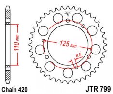 JT lánckerék JTR799.50