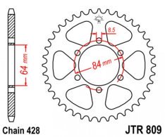 JT lánckerék JTR809.45