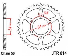 JT lánckerék JTR814.33