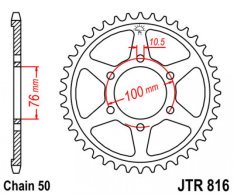 JT lánckerék JTR816.38