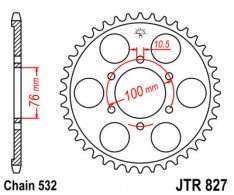 JT lánckerék JTR827.52