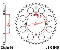 JT lánckerék JTR840.38