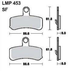 AP Racing LMP453 SF fékbetét