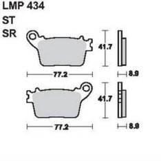 AP Racing LMP434 SR fékbetét