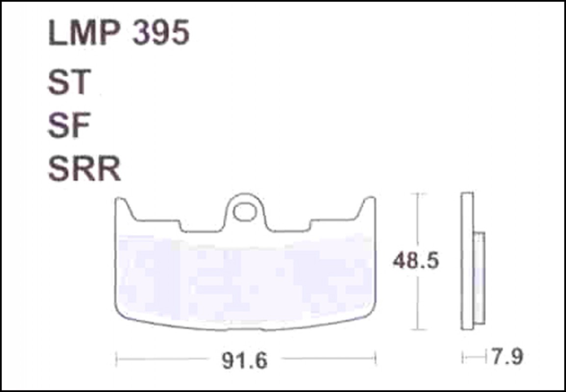 AP Racing LMP395 ST fékbetét