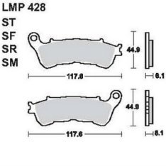 AP Racing LMP428 SF fékbetét ABS