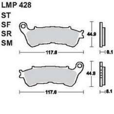 AP Racing LMP428 SR fékbetét ABS